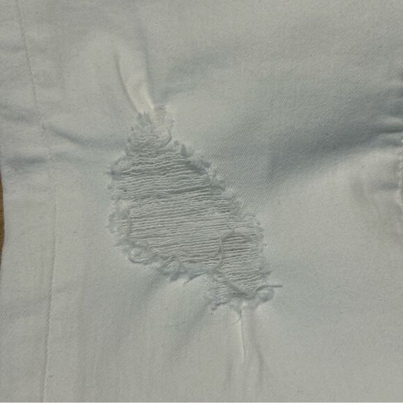 Articles of Society Sarah Skinny Jeans Whitehall Distressed White Size 29 - Picture 8 of 13